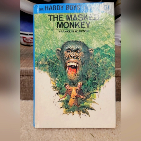 Hardy Boys Book 51 The Masked Monkey Hardback PERFECT CONDITION - Picture 1 of 1